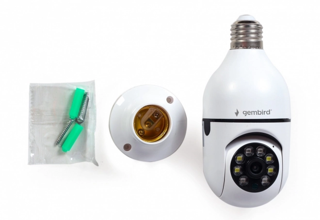 Intelligens Forgó Wi-Fi Kamera 1080p E27