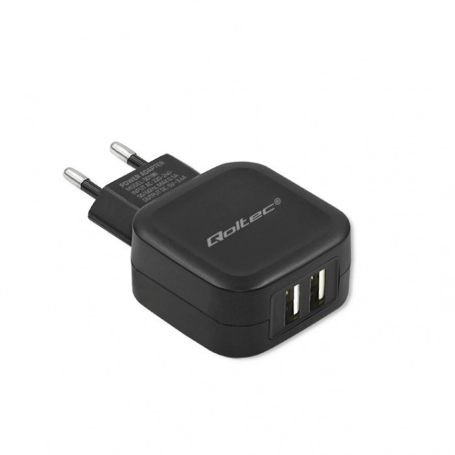 Hálózati töltő 17W 2xUSB csatlakozóval + USB-C kábel
