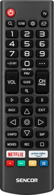 Sencor Chytrí LED Televízió 24 colos HD Ready felbontással