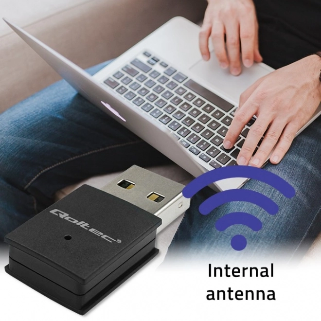 Vezeték nélküli mini adapter Wi-Fi | BT 4.0 USB | N szabvány