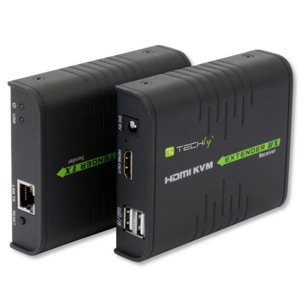 HDMI és USB extender Cat.5/5e/6 kábellel 120m távolságig