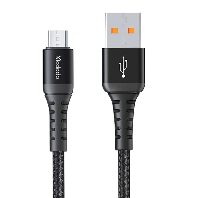 gyors töltésű micro-usb kábel 0,2 m fekete