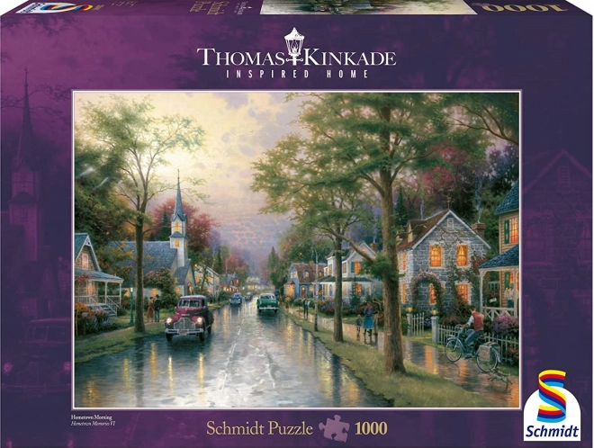 Schmidt puzzle reggel a szülővárosban 1000 darabos