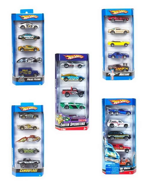 Hot Wheels öt darabos autógyűjtemény