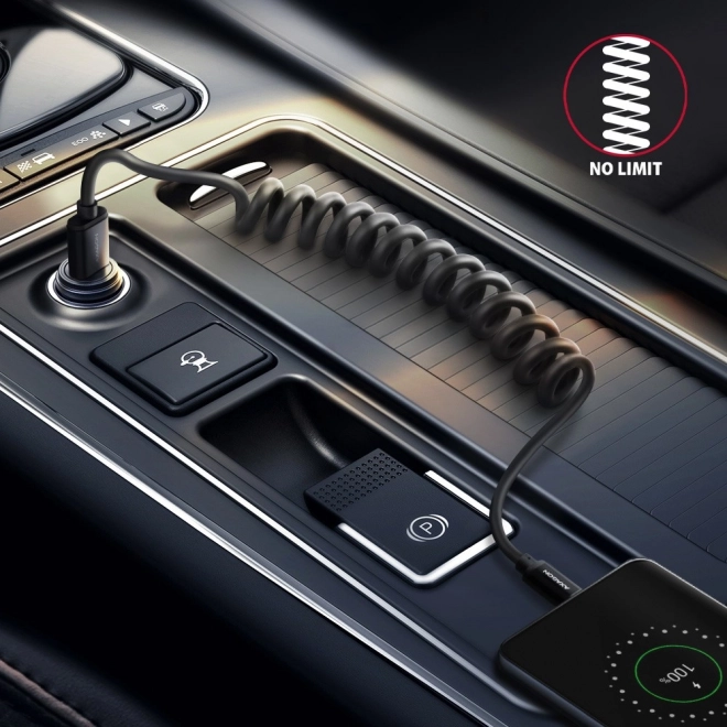 Kábel Twister USB-C – USB-A 0,6m
