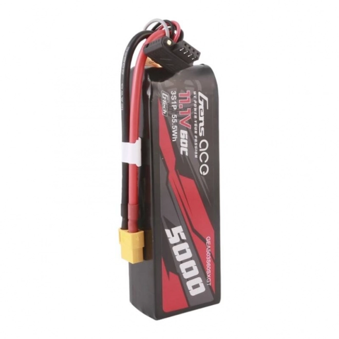 Gens ace G-Tech 5000mAh 11,1V 60C rövid Lipo akkumulátor XT60 csatlakozóval