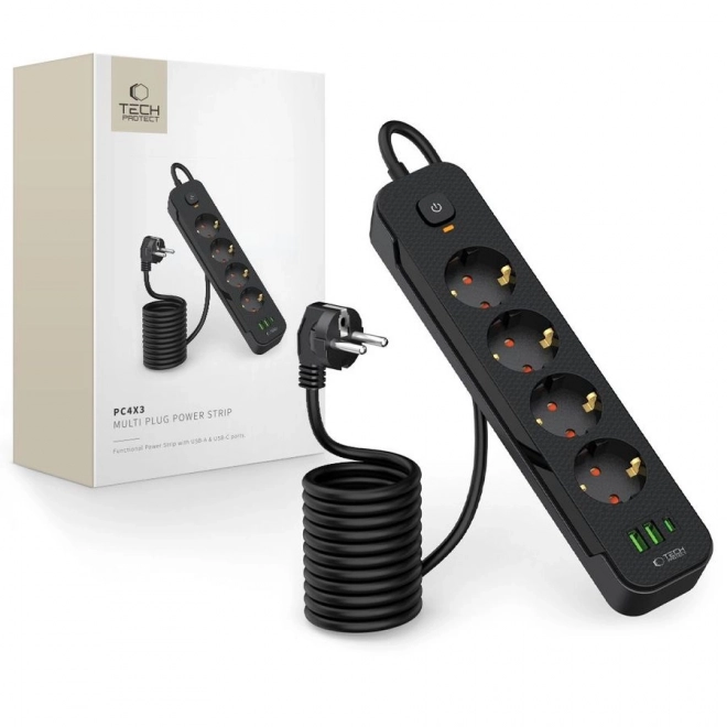 Funkcionális elosztó USB és USB-C portokkal