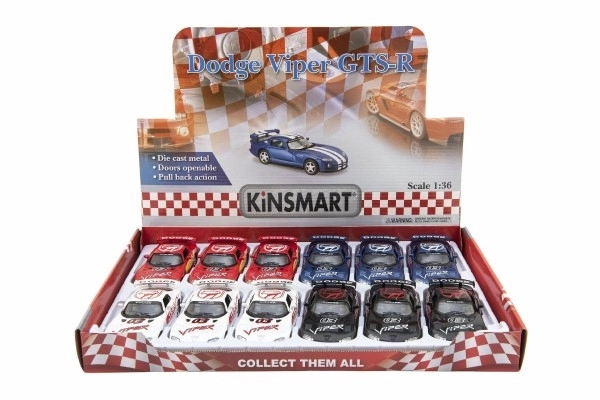 Kinsmart Dodge Viper GTS-R autómodell 1:36