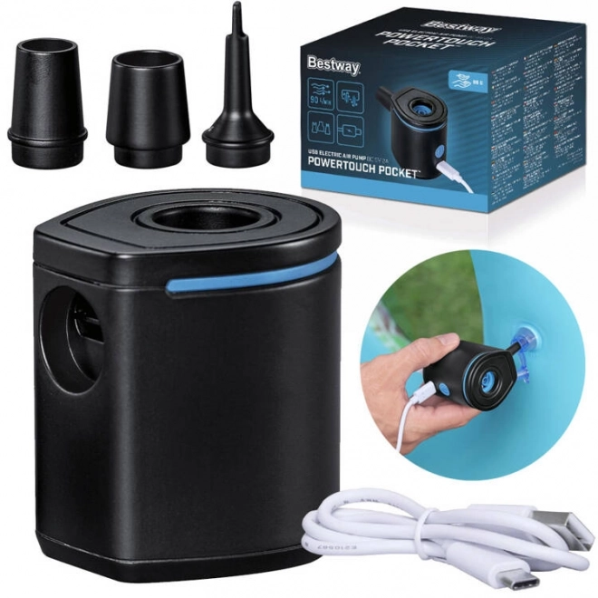 Bestway PowerTouch Pocket USB hordozható elektromos pumpa