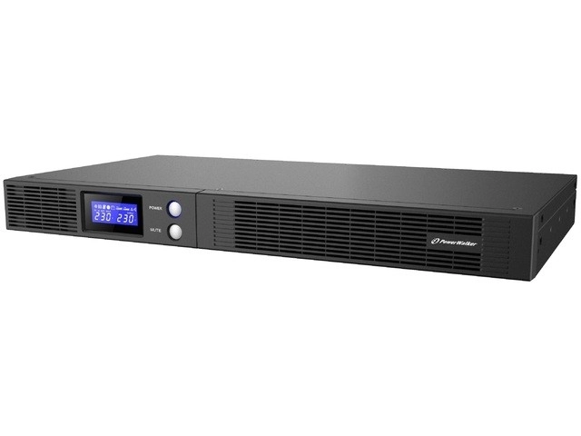 Ups Line-interaktív 750VA R1U 4x IEC kimenettel, USB HID/RS-232 csatlakozási lehetőséggel, 19'' rack szerelési lehetőséggel