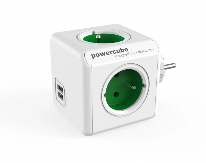 Powercube eredeti usb hálózati elosztó zöld