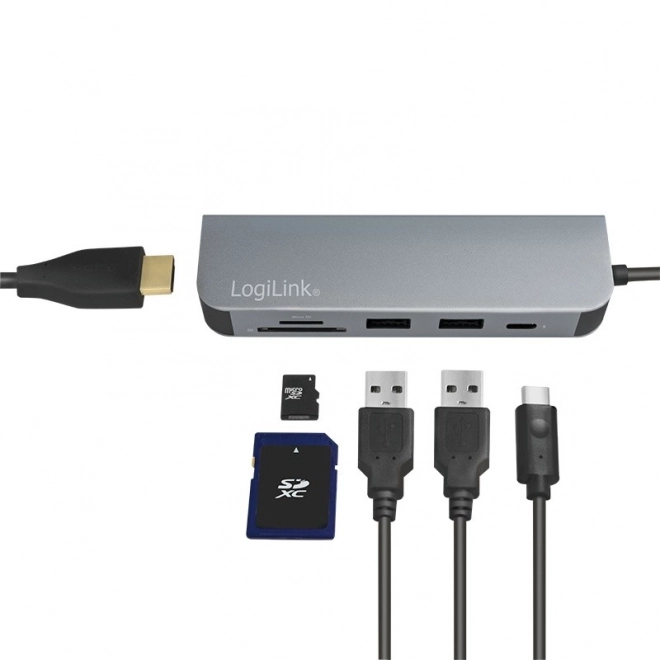 Usb-c hub többfunkciós kártyaolvasó hdmi pd