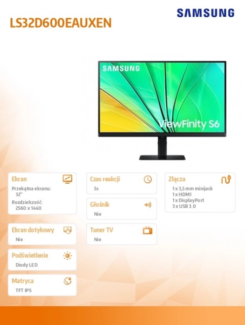 ViewFinity S60D 32 hüvelykes monitor