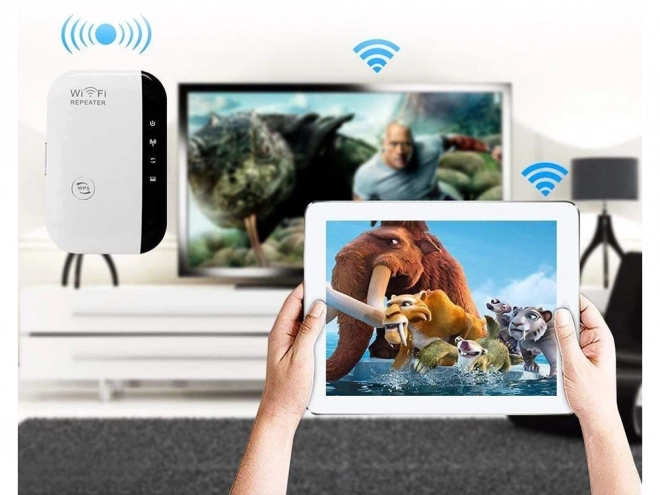 Wi-Fi jelerősítő és hatótávnövelő 300 Mbps