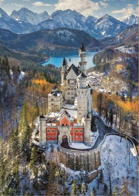 Neuschwanstein kastély - EDUCA 1000 darabos kirakós