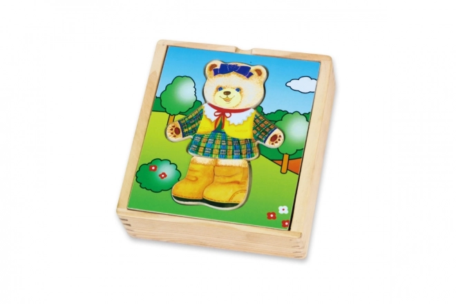 Viga fa logikai puzzle, macilány öltöztető játék