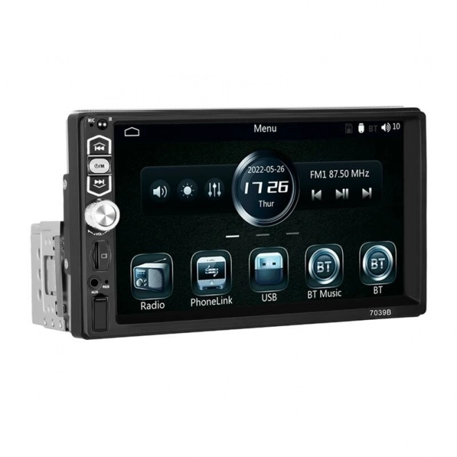 Autós monitor 7,0" Podofo Carplay & Android Auto, Bluetooth 5.1