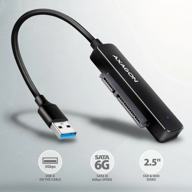 Kompakt AXAGON USB SATA adapter