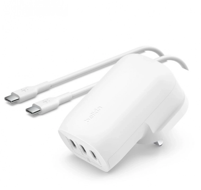 Fehér BOOSTCHARGE 67W USB-Cx3 töltő