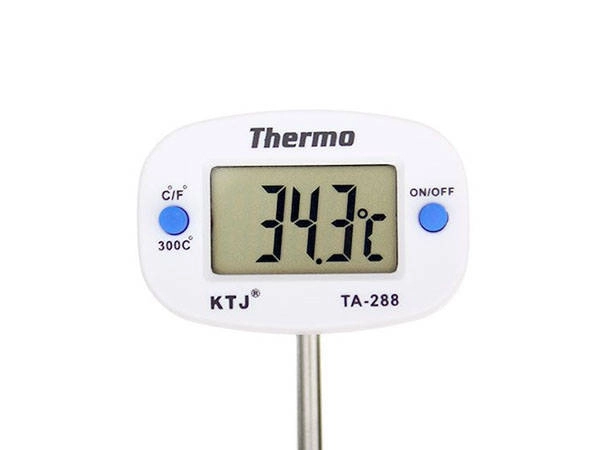Digitális konyhai hőmérő LCD kijelzővel