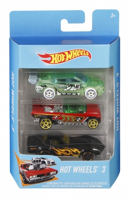 hot wheels angličágy 3 darabos készlet