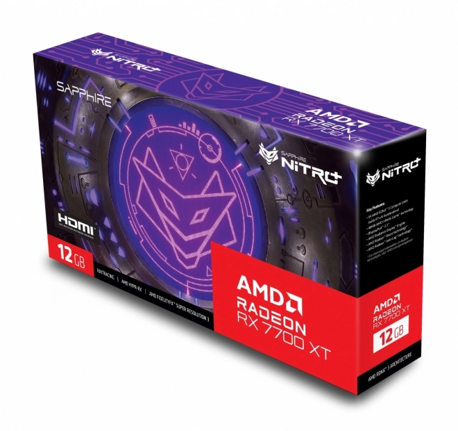 Radeon RX 7700 XT NITRO+ Gaming grafikus kártya