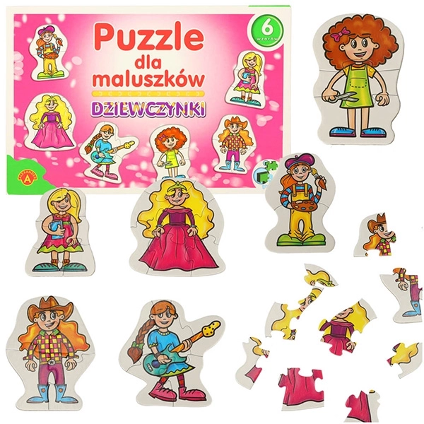 Puzzle kisgyermekeknek - kislányoknak