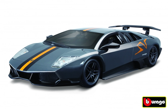 Lamborghini Murcielago LP 670-4 SV fém autó modell - szürke