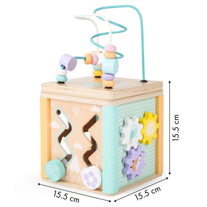 Fa oktatókocka kisgyermekeknek ECOTOYS