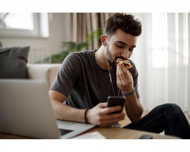 Fehér USB-C fülhallgató neodímium meghajtóval