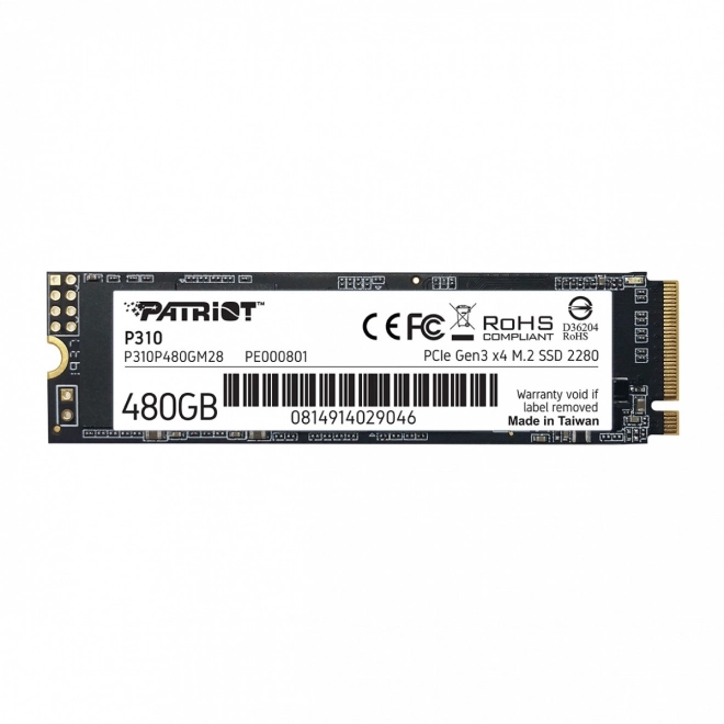 Patriot SSD merevlemez 480GB M.2 2280 PCIe NVMe