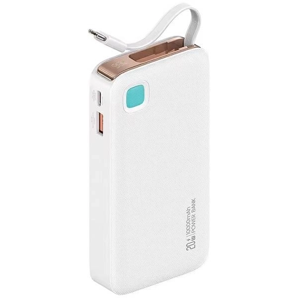 Kompakt USB-C kábel 20W Powerbank 10000mAh