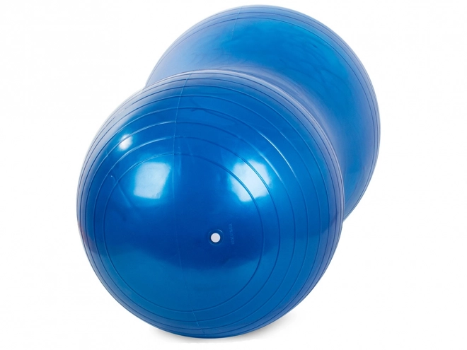 Fitnesz gumilabda dupla 40 cm pumpával – Kék