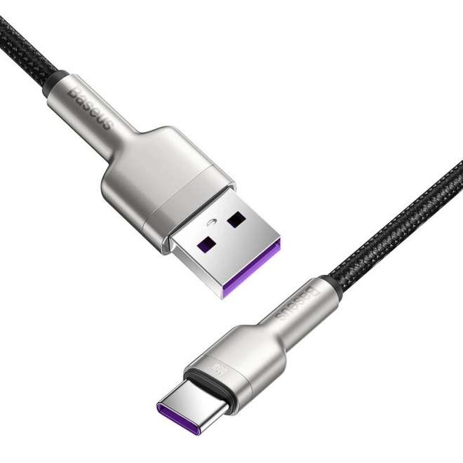 Baseus Cafule USB-C töltőkábel, 66W, 1m, fekete