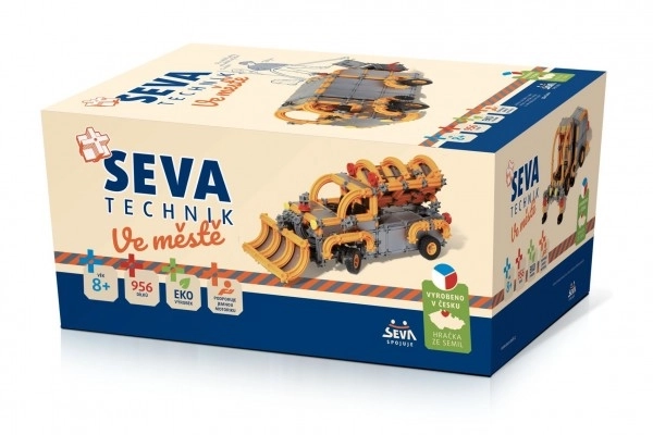 Seva Technik városi építőkészlet 956 darabbal