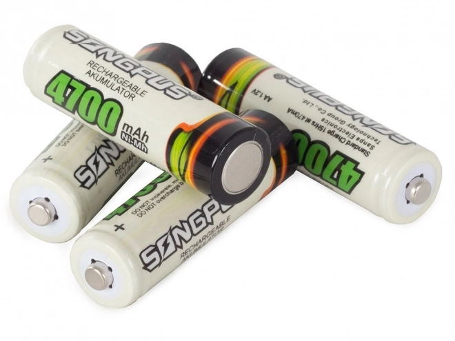 Ni-MH AA R6 4700mAh Újratölthető Akkumulátorok 4 darabos készlet