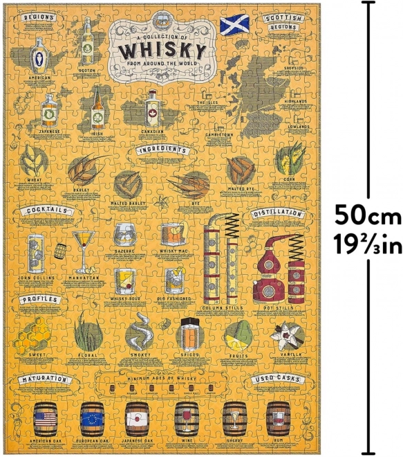 Ridley's Játékok Kirakó whisky szerelmeseinek 500 darab