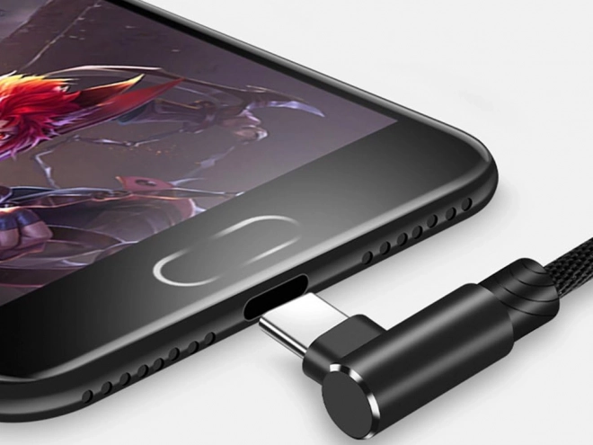 Usb-c típusú c szögletes töltőkábel telefonhoz 1m