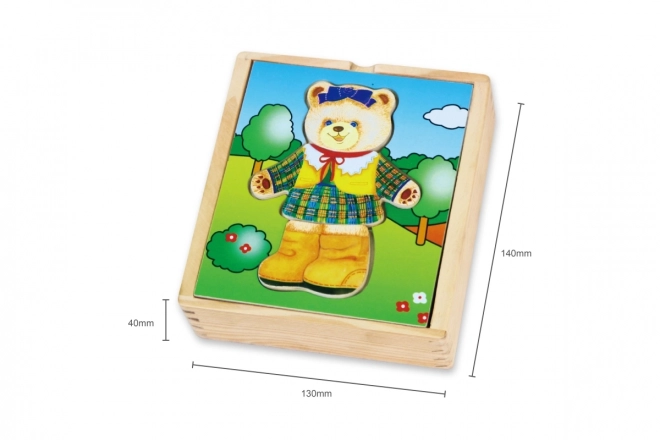 Viga fa logikai puzzle, macilány öltöztető játék