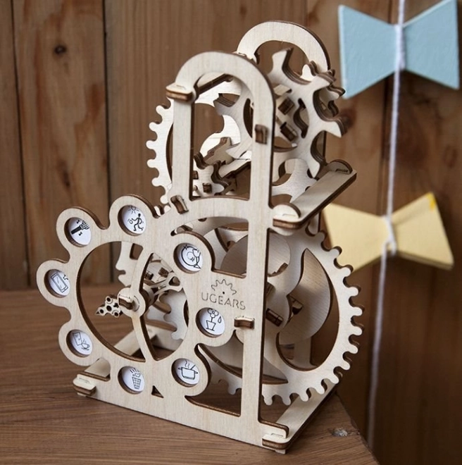 Ugears 3D Fa Mechanikus Puzzle Dinamométer