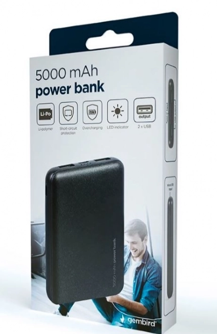 Hordozható akku 5000 mAh