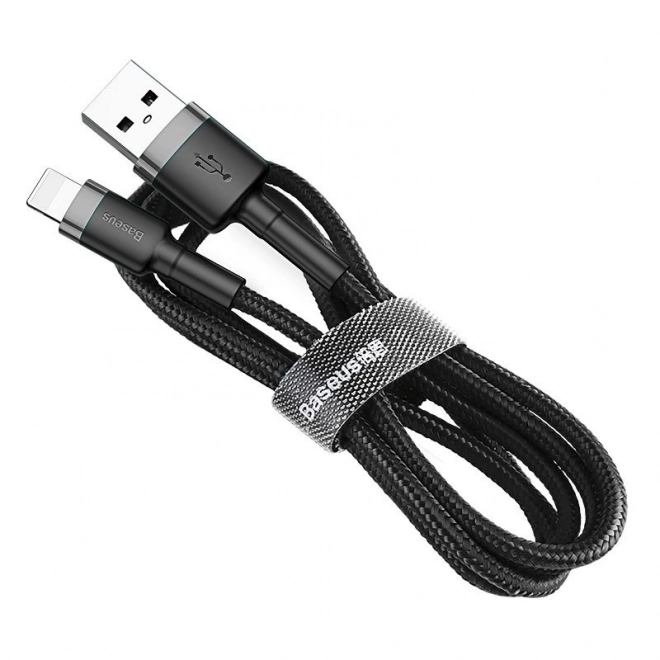 Baseus cafule usb lightning kábel 3m fekete-szürke