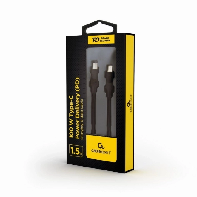 Usb-c kábel usb-c csatlakozóval 100W teljesítményű, 1.5m