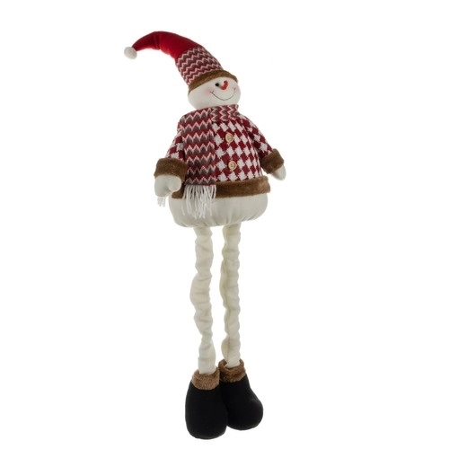 Teleszkópos karácsonyi hóember 105 cm