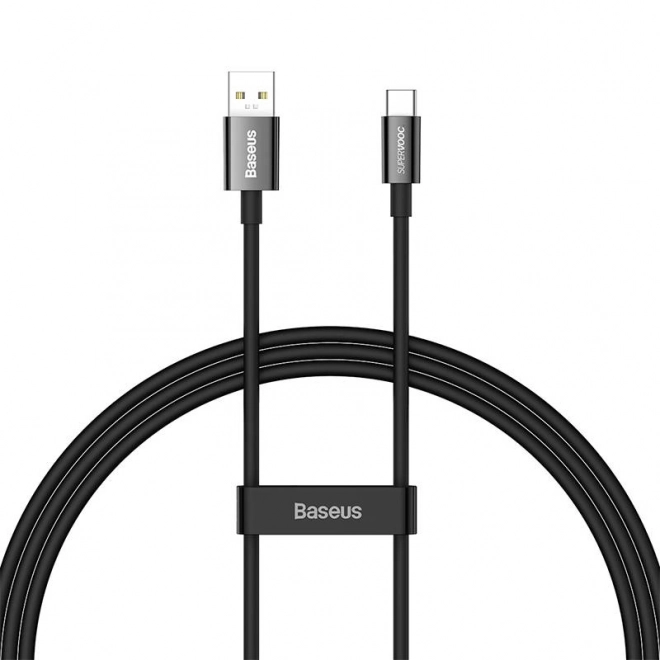 Baseus superior USB-C kábel 65W 1m fekete