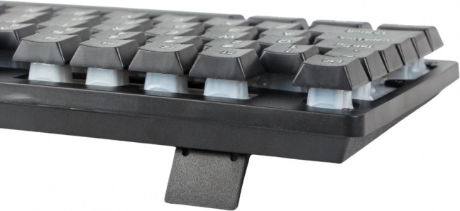 Játékbillentyűzet halk membrános kapcsolókkal és RGB háttérvilágítással, USB