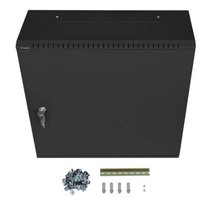 Niskoprofilú Lanberg WAF1 fali rack szekrény 19”
