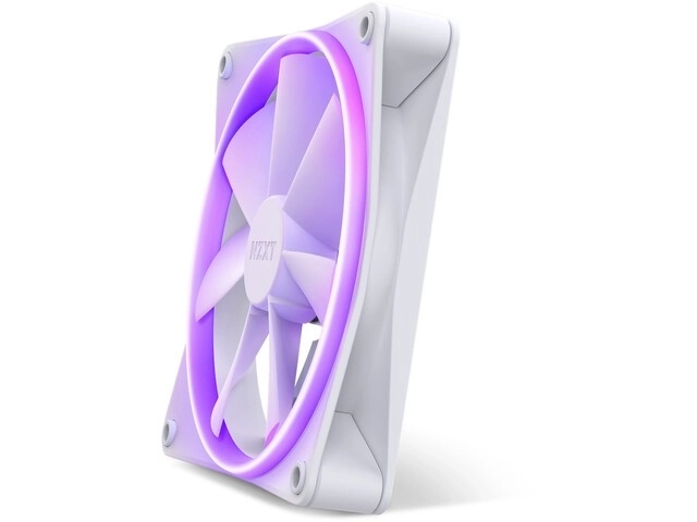 Rgb világítással ellátott fehér ventilátor