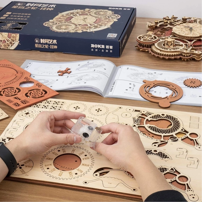 Rokr 3D fa puzzle falióra Zodiákus 168 darabos
