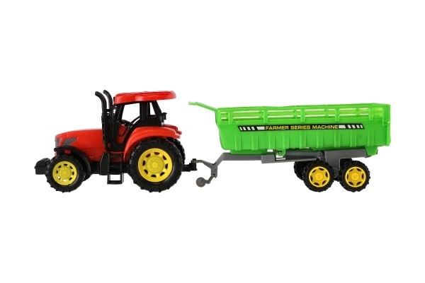 Traktor utánfutóval gyerekeknek
